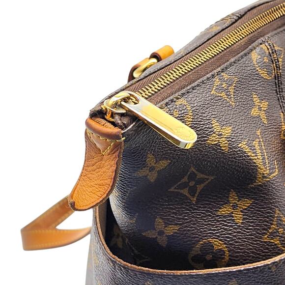 Louis Vuitton Totally MM LV Monogram Canvas Leather Tote Shoulder Bag - Picture 6 of 12